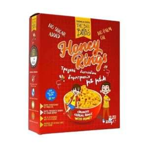 Τραγανά δαχτυλιδάκια δημητριακών με μέλι από τα Bee Bros χωρίς προθήκη ζάχαρης