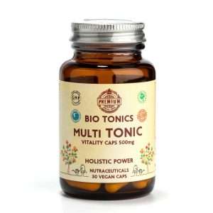 Bio Tonics Multitonic 500mg 90 φυτικές κάψουλες – φυσικό πολυβιταμινούχο συμπλήρωμα για ενέργεια και τόνωση