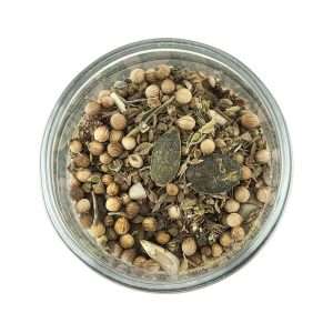 Μείγμα Μπαχαρικών Η Σαλάτα της Βασιλικής 40g σε συσκευασία με αποξηραμένα βότανα και φυσικά καρυκεύματα