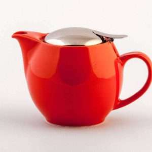 Κεραμική Τσαγιέρα Στρογγυλή 450ml Καρότο