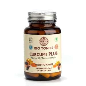 BIO TONICS CURCUMI PLUS 300mg turmeric curcumin supplement bottle front view