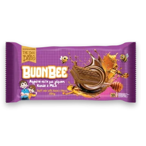 Buonbee Αφράτο Κέικ με Κακάο & Μέλι σε συσκευασία