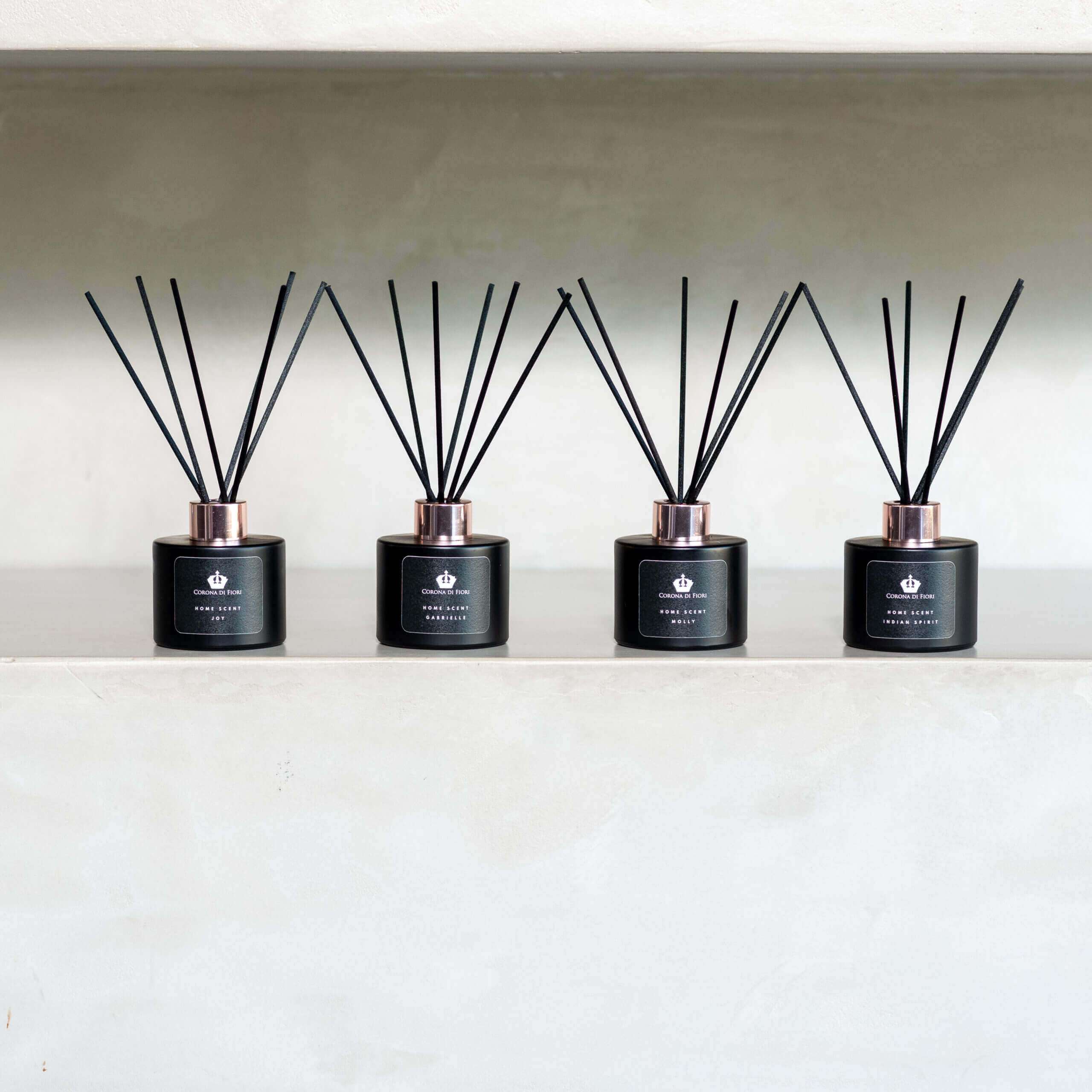 Aρωματικό χώρου με sticks Molly Black edition (100ml) - Image 3