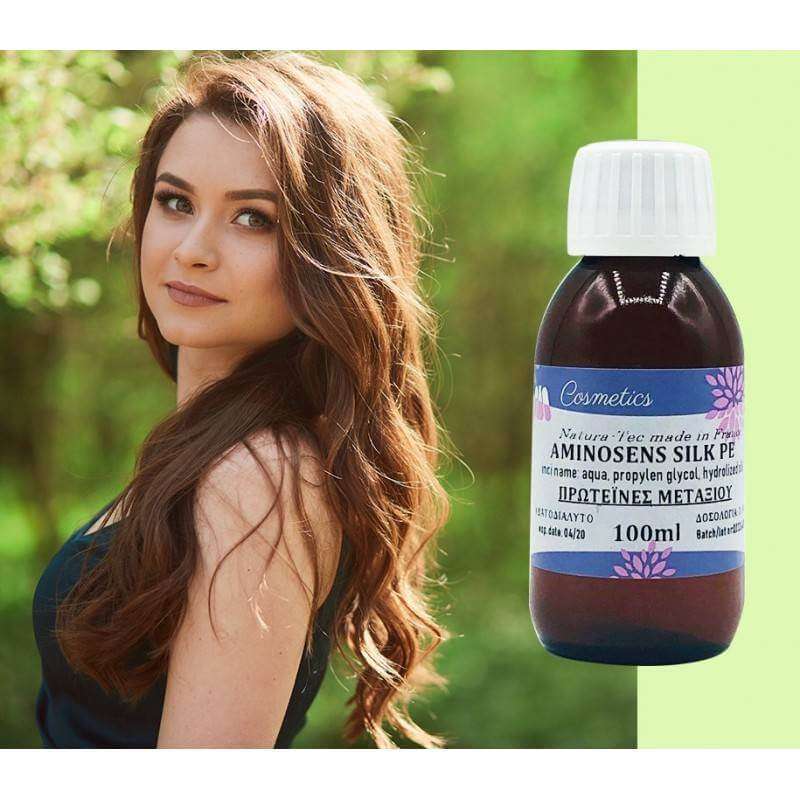 Μπουκάλι 100ml με Πρωτεΐνες Μεταξιού για ενυδάτωση και φροντίδα μαλλιών και δέρματος