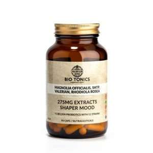 Συμπλήρωμα διατροφής Bio Tonics με Magnolia Officinalis, Rhodiola Rosea και 5-HTP, 275mg, 90 κάψουλες