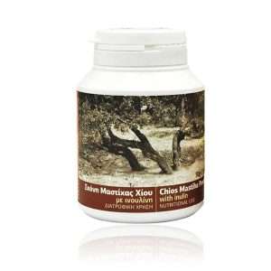 Συσκευασία 50g Σκόνης Μαστίχας Χίου με Ινουλίνη – Φυσικό Πρεβιοτικό για Πέψη και Έντερο