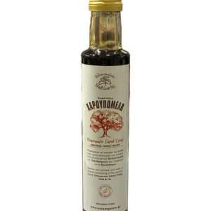 Χειροποίητο χαρουπόμελο σε γυάλινο μπουκάλι 250ml